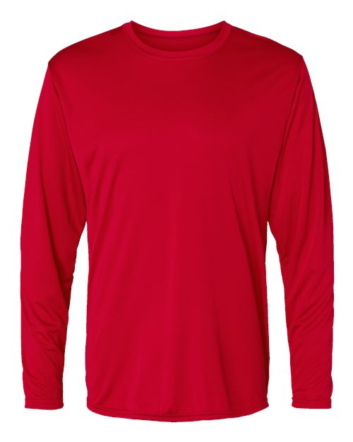 Men's Momentum Long Sleeve T-Shirt - Scarlet