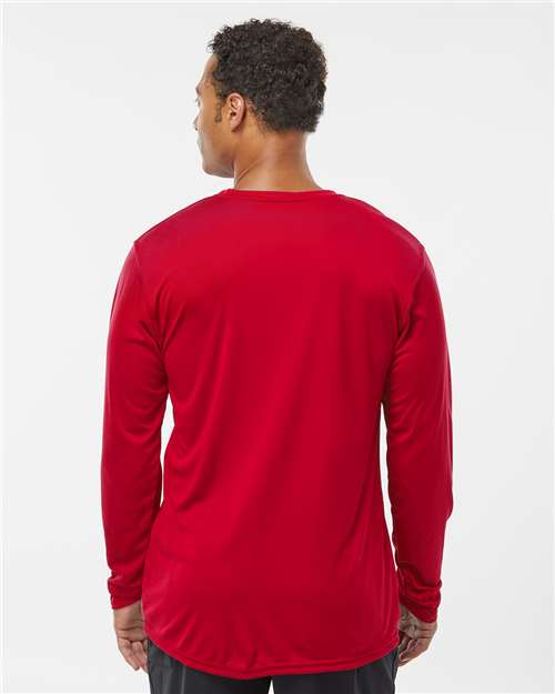 Men's Momentum Long Sleeve T-Shirt - Scarlet