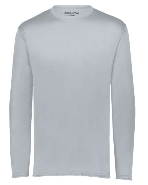 Youth Momentum Long Sleeve T-Shirt - Silver