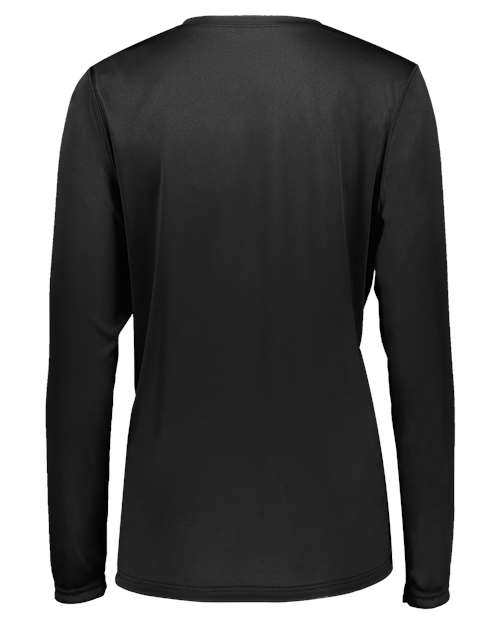 Women's Momentum Long Sleeve V-Neck T-Shirt - Black