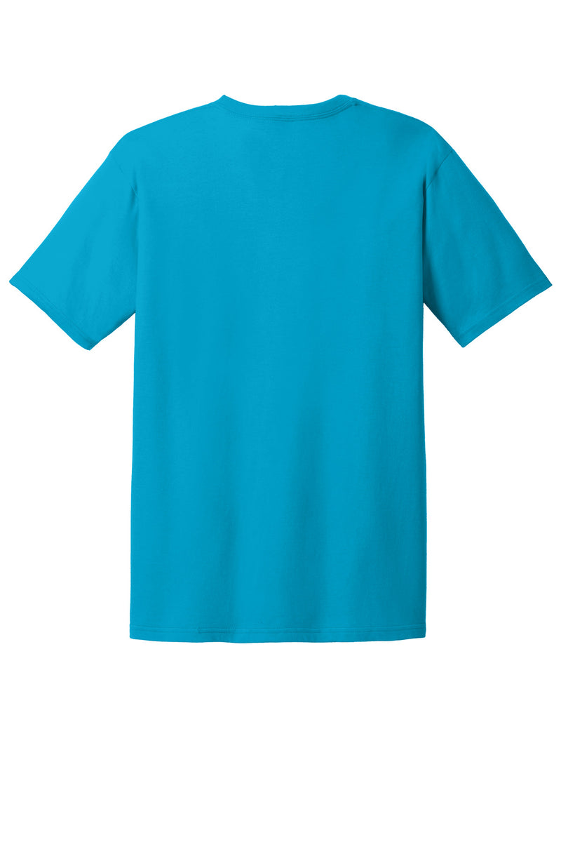 Gildan 100% Ring Spun Cotton T-Shirt - Caribbean Blue