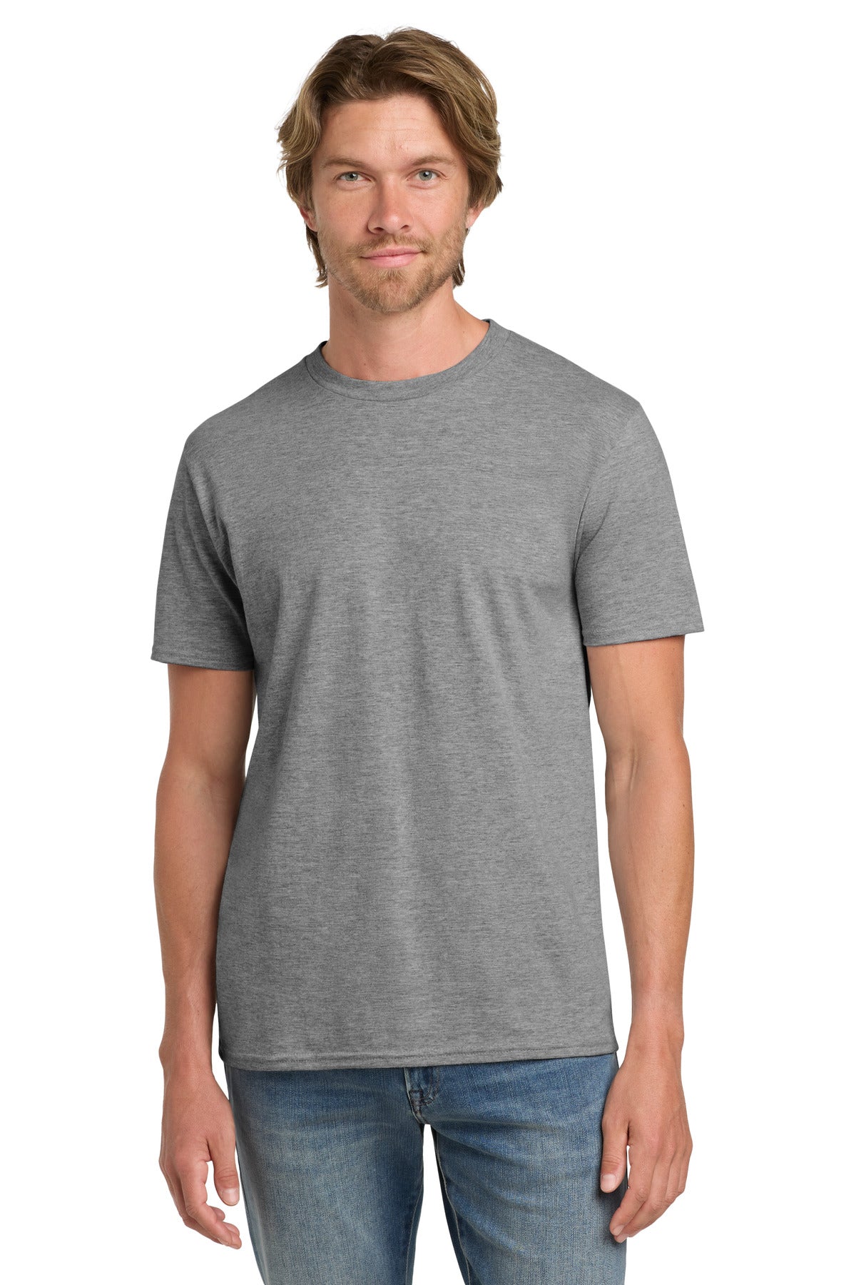 Gildan 100% Ring Spun Cotton T-Shirt - Graphite Heather