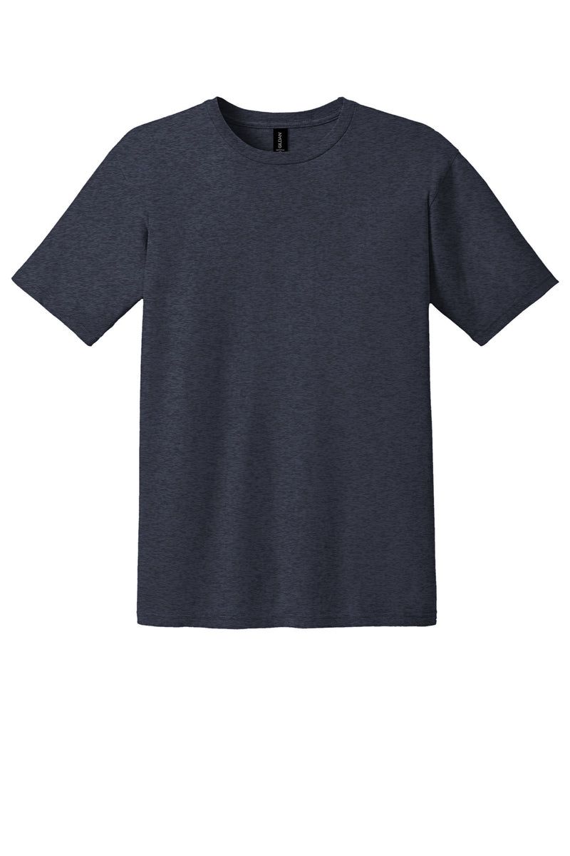 Gildan 100% Ring Spun Cotton T-Shirt - Heather Navy