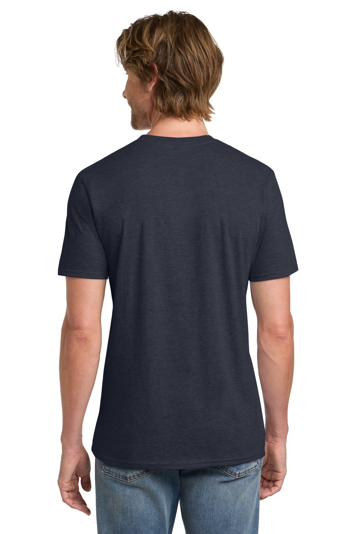 Gildan 100% Ring Spun Cotton T-Shirt - Heather Navy