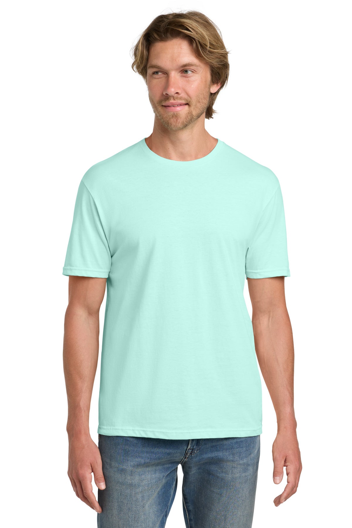 Gildan 100% Ring Spun Cotton T-Shirt - Teal Ice