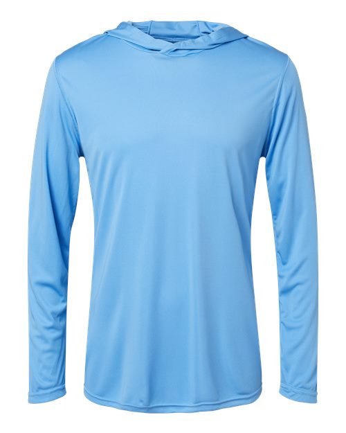 Men's Momentum Hooded Long Sleeve T-Shirt - Columbia Blue