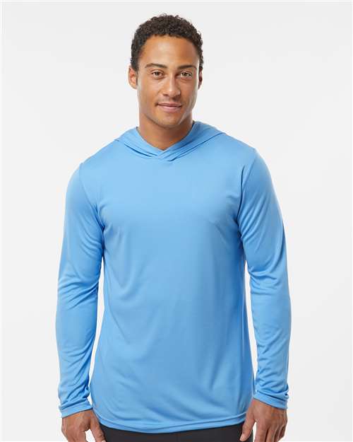 Men's Momentum Hooded Long Sleeve T-Shirt - Columbia Blue