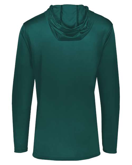 Men's Momentum Hooded Long Sleeve T-Shirt - Dark Green