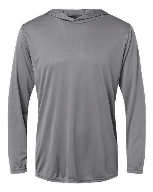 Men's Momentum Hooded Long Sleeve T-Shirt - Graphite