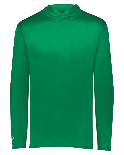 Men's Momentum Hooded Long Sleeve T-Shirt - Kelly