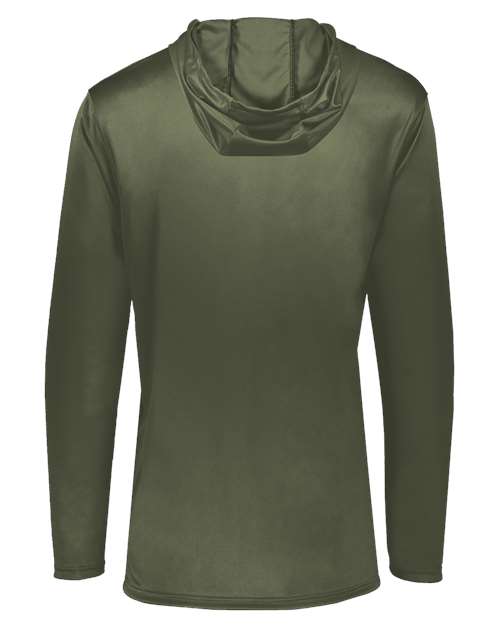 Men's Momentum Hooded Long Sleeve T-Shirt - Olive