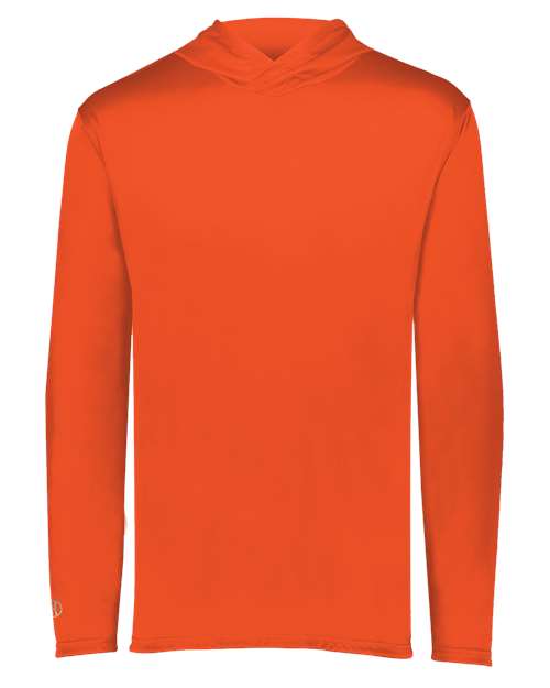 Men's Momentum Hooded Long Sleeve T-Shirt - Orange