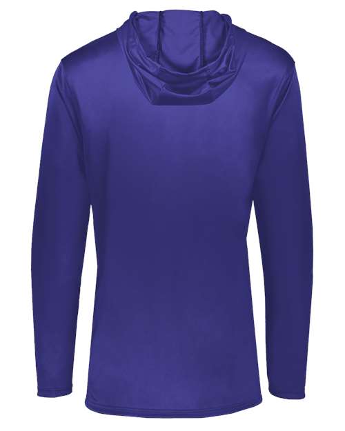 Men's Momentum Hooded Long Sleeve T-Shirt - Purple