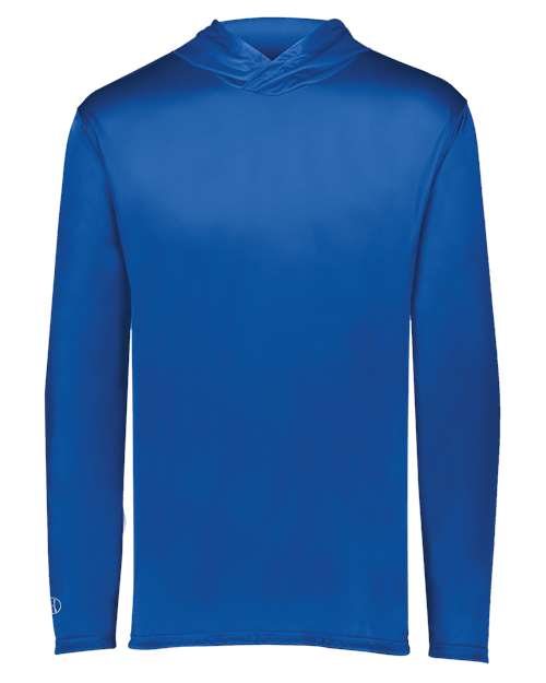 Men's Momentum Hooded Long Sleeve T-Shirt - Royal