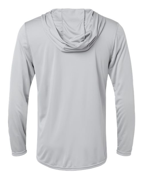 Men's Momentum Hooded Long Sleeve T-Shirt - Silver