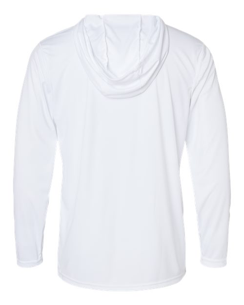 Men's Momentum Hooded Long Sleeve T-Shirt - White