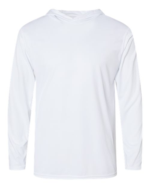 Men's Momentum Hooded Long Sleeve T-Shirt - White