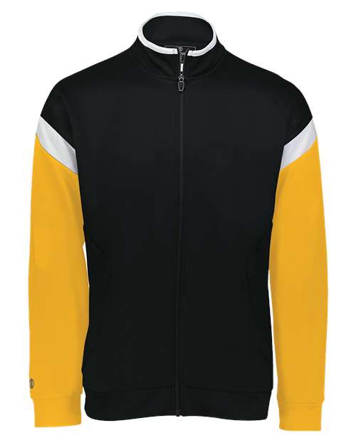 Youth Limitless Full-Zip Jacket - Black/ White/ Gold