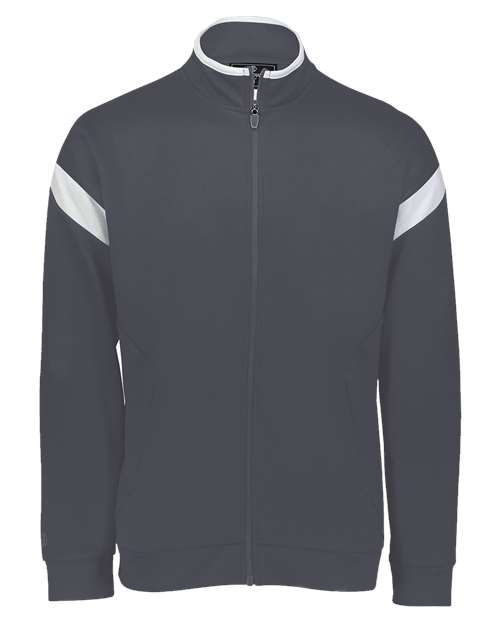 Youth Limitless Full-Zip Jacket - Carbon/ White/ Carbon