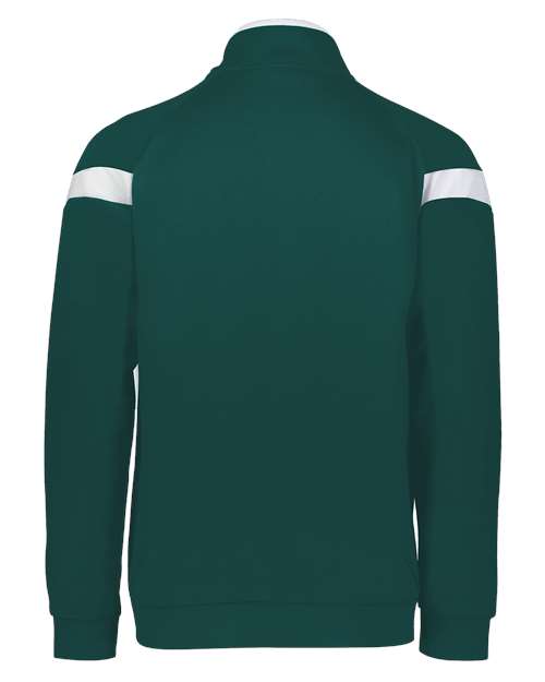 Youth Limitless Full-Zip Jacket - Dark Green/ White/ Dark Green