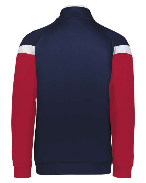 Youth Limitless Full-Zip Jacket - Navy/ White/ Scarlet