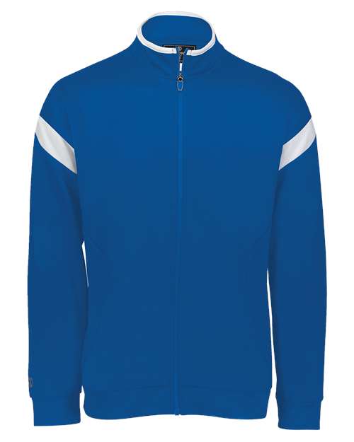 Youth Limitless Full-Zip Jacket - Royal/ White/ Royal