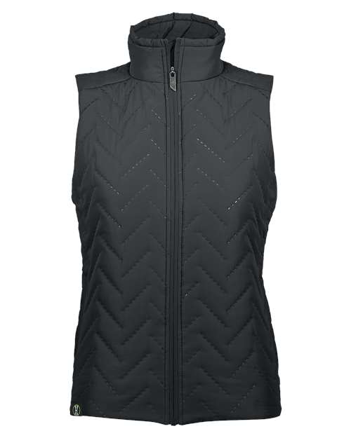 Women's Repreve® Eco Quilted Vest - Black