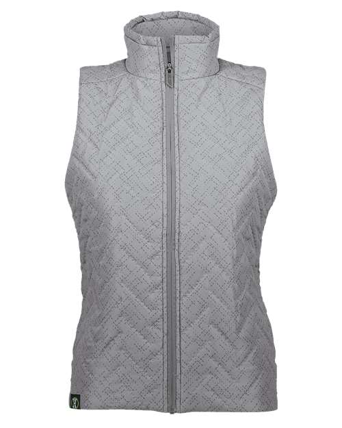 Women's Repreve® Eco Quilted Vest - Tundra Haze Print