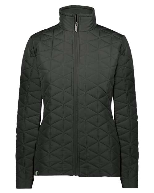 Women's Repreve® Eco Quilted Jacket - Black