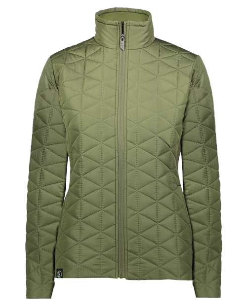 Women's Repreve® Eco Quilted Jacket - Olive