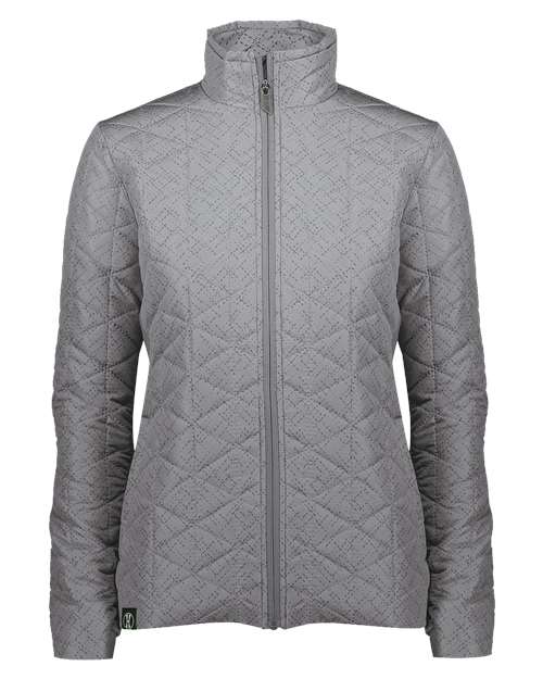 Women's Repreve® Eco Quilted Jacket - Tundra Haze Print