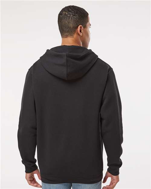 Unisex Elevated Fleece Hoodie Sweatshirt - Black