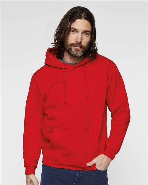 Unisex Elevated Fleece Hoodie Sweatshirt - Red