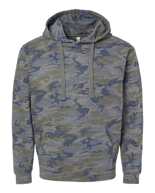 Unisex Elevated Fleece Hoodie Sweatshirt - Vintage Camo