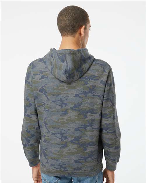 Unisex Elevated Fleece Hoodie Sweatshirt - Vintage Camo