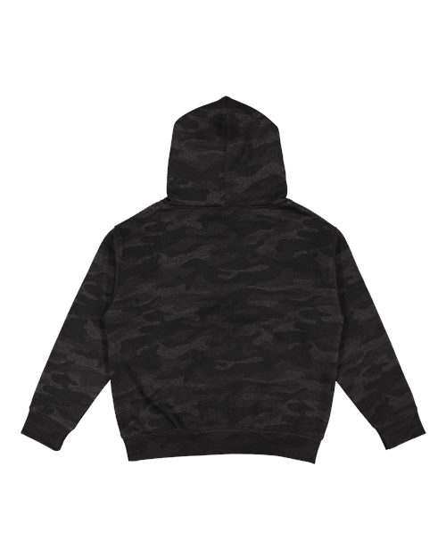 Youth Fleece Hoodie Sweatshirt - Storm Camo