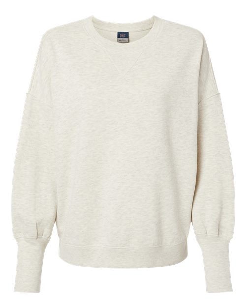Women's Sueded Fleece Crewneck Sweatshirt - Oatmeal
