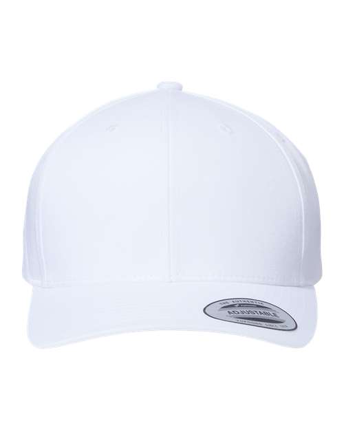 CVC Snapback Cap - White