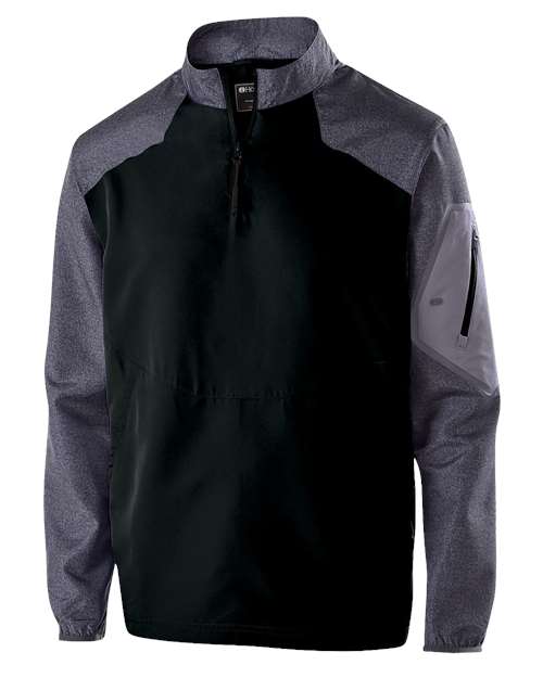 Men's Raider Quarter-Zip Jacket - Carbon Print/ Black