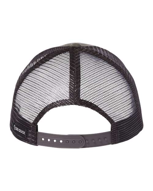 Pique Trucker Cap - Rock/ Camo