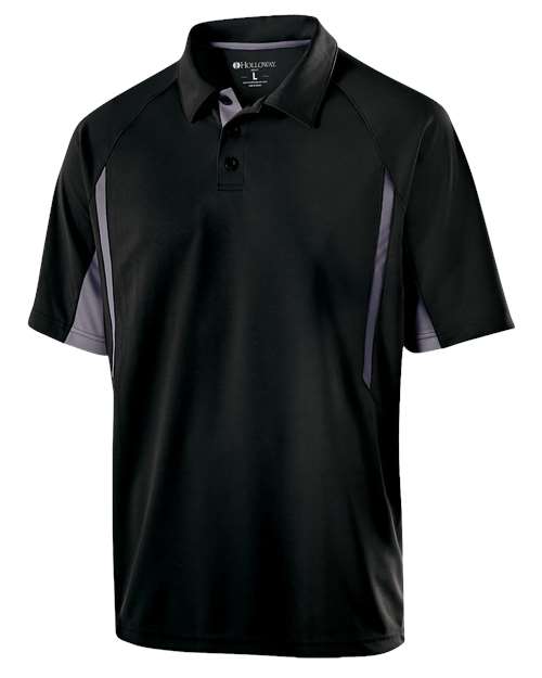 Men's Two-Tone Avenger Polo - Black/ Graphite