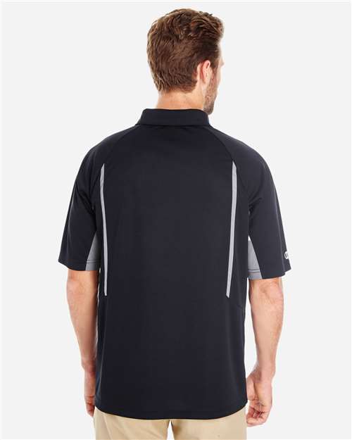 Men's Two-Tone Avenger Polo - Black/ Graphite