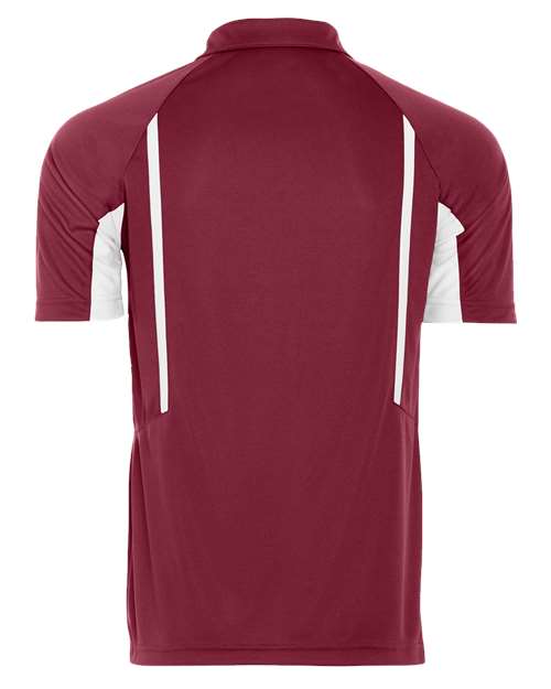 Men's Two-Tone Avenger Polo - Cardinal/ White
