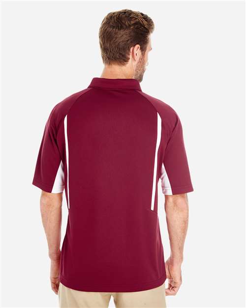 Men's Two-Tone Avenger Polo - Cardinal/ White