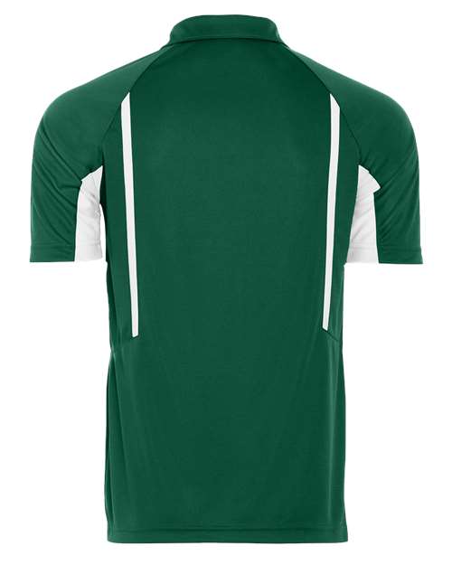 Men's Two-Tone Avenger Polo - Forest/ White
