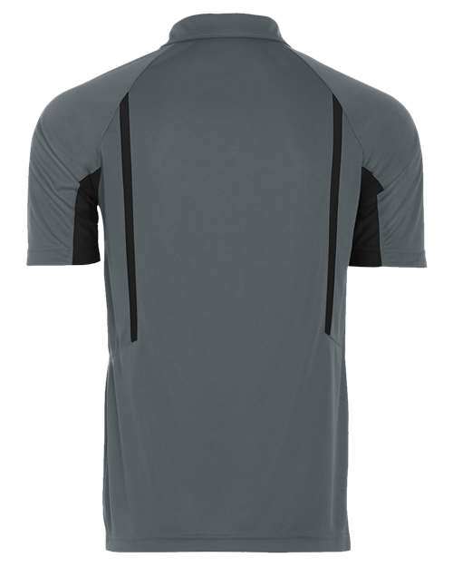 Men's Two-Tone Avenger Polo - Graphite/ Black
