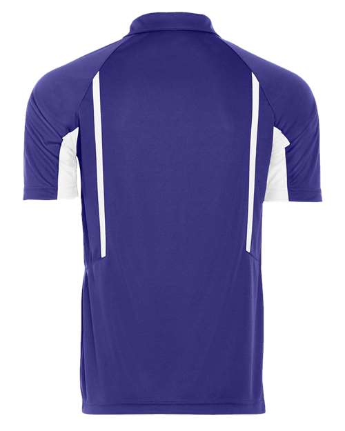 Men's Two-Tone Avenger Polo - Purple/ White