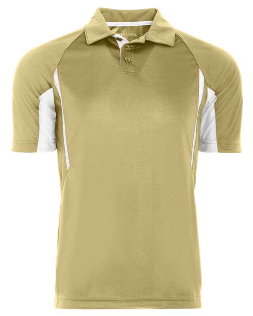 Men's Two-Tone Avenger Polo - Vegas Gold/ White