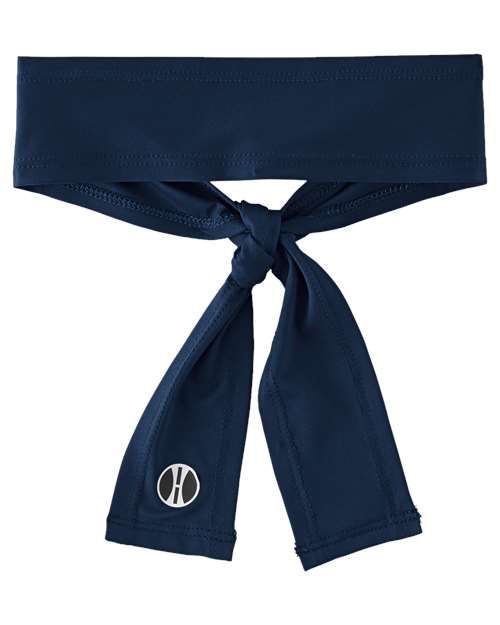 Zoom Tie Headband - Navy