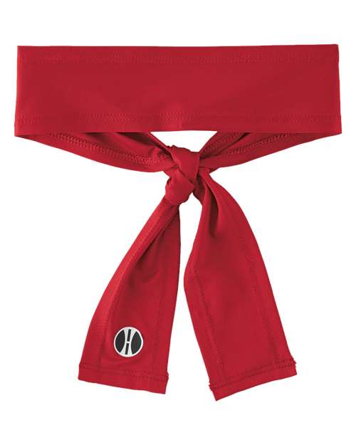 Zoom Tie Headband - Scarlet